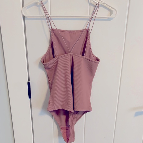 CUPSHE Alexia Strappy Bodysuit in pink size M - Picture 3 of 5